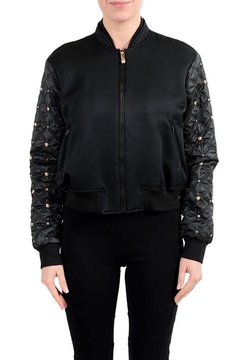 versace bomber jacket women's